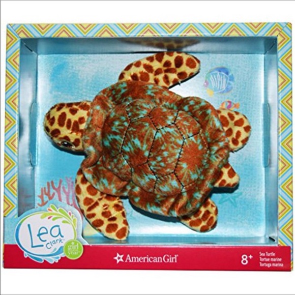 American Girl Lea's Sea Turtle for 18 inch dolls NEW in box! Stuffed Animal Pet - Picture 2 of 8
